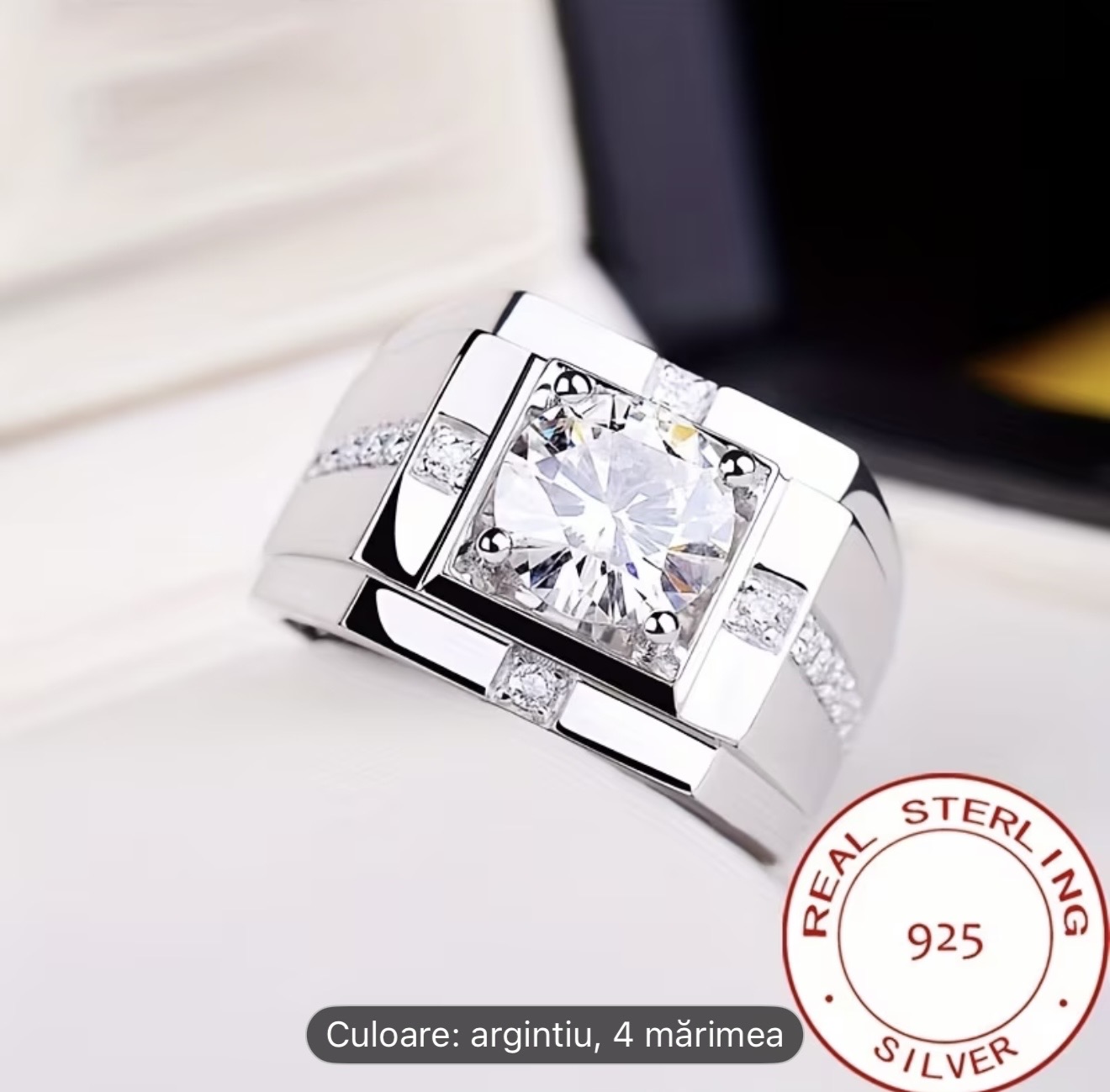 Inel de argint elegant