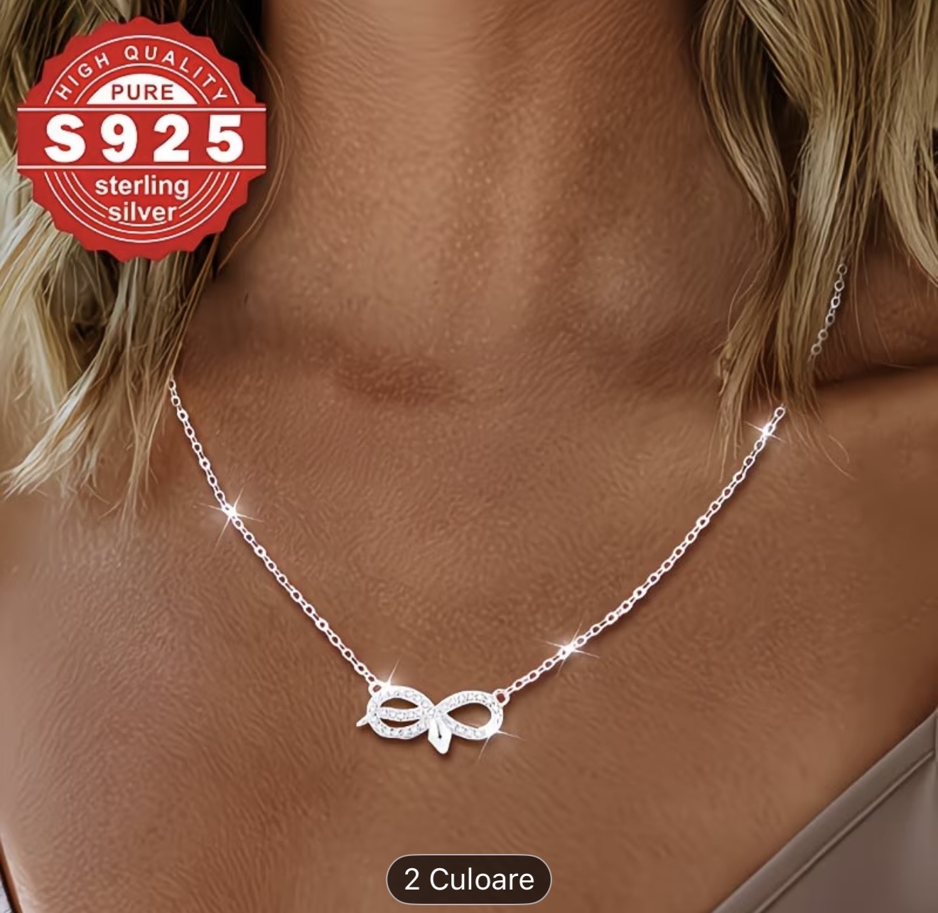 Colier Infinit din Argint Sterling