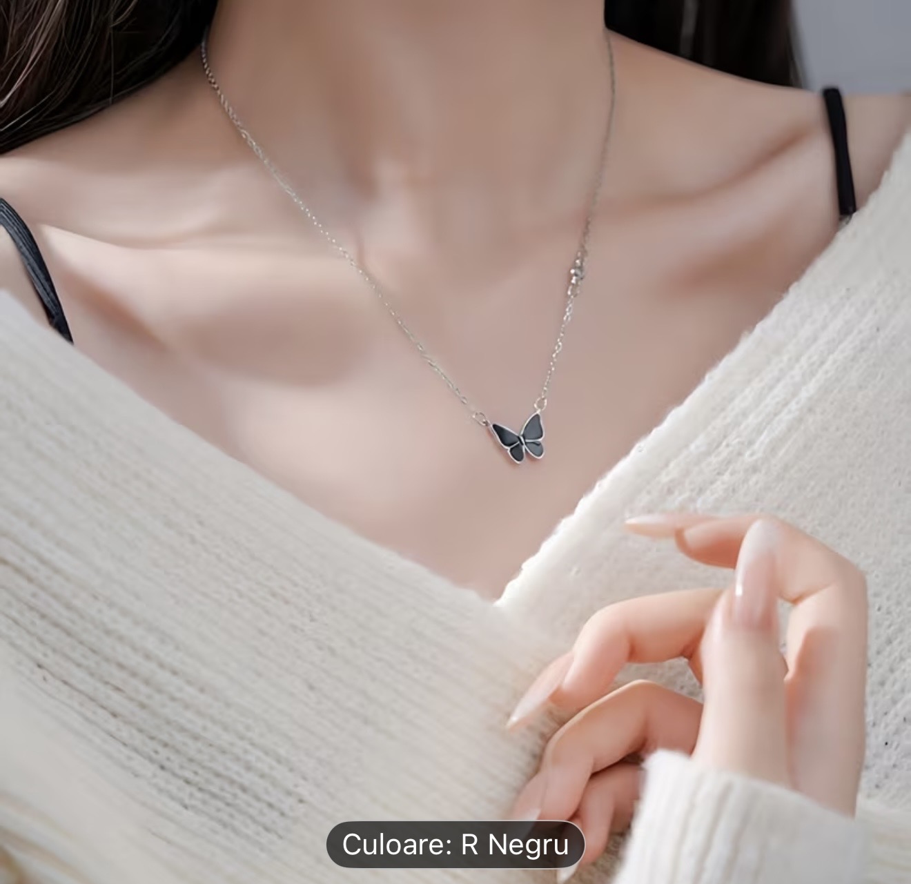 Colier elegant cu pandantiv Fluture