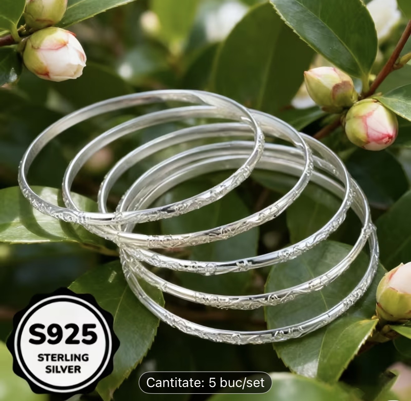 Set de brățări din argint sterlin S925