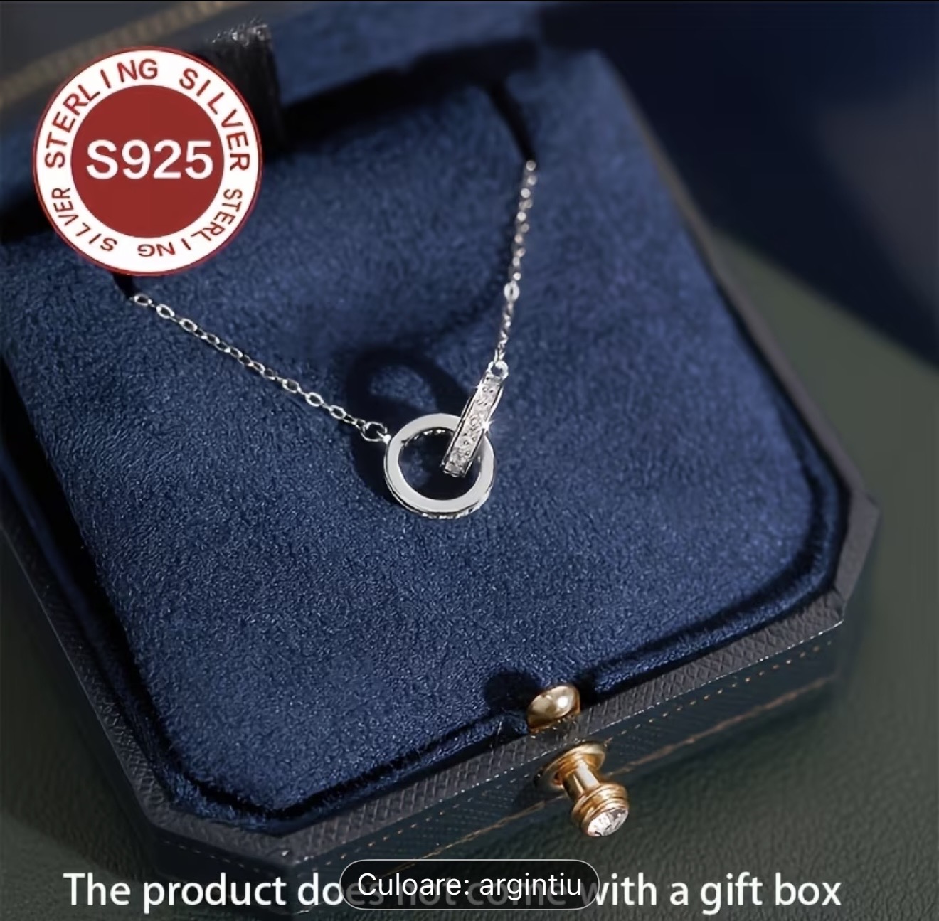 Colier cu pandantiv din argint sterlin S925