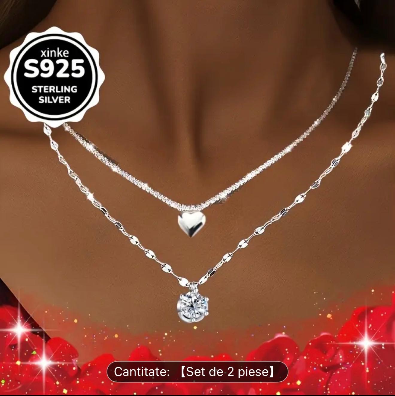 Set de colier din argint