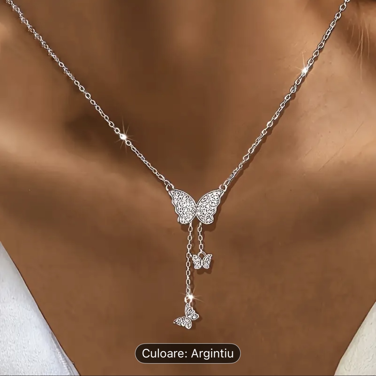 Colier cu pandantiv Fluture