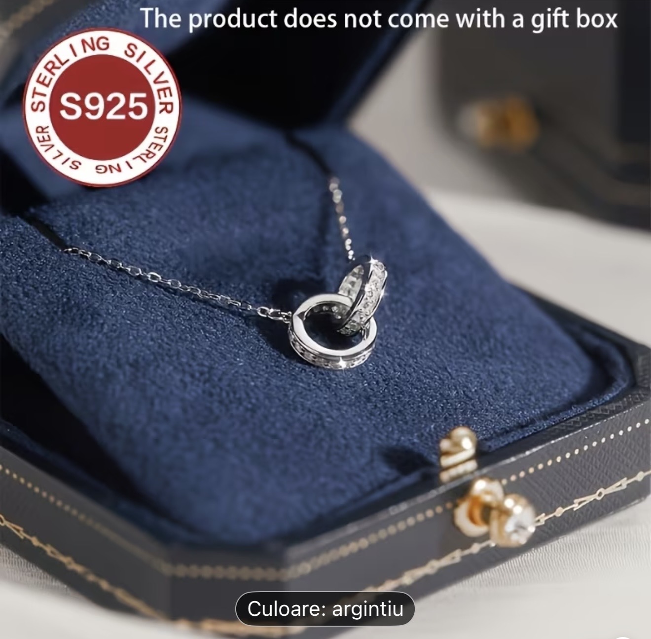 Colier cu pandantiv din argint sterlin S925