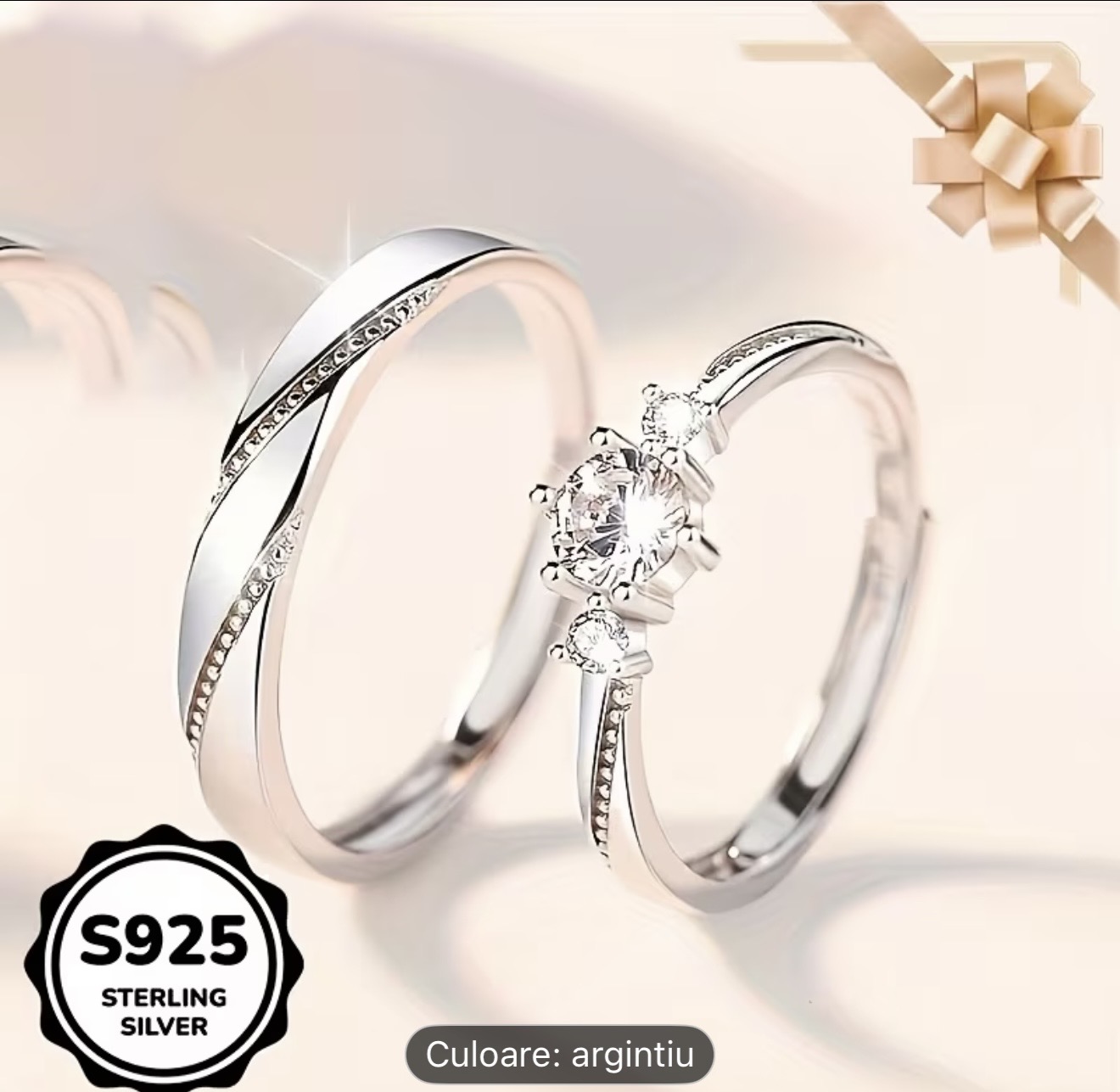 Inel de logodna din argint
