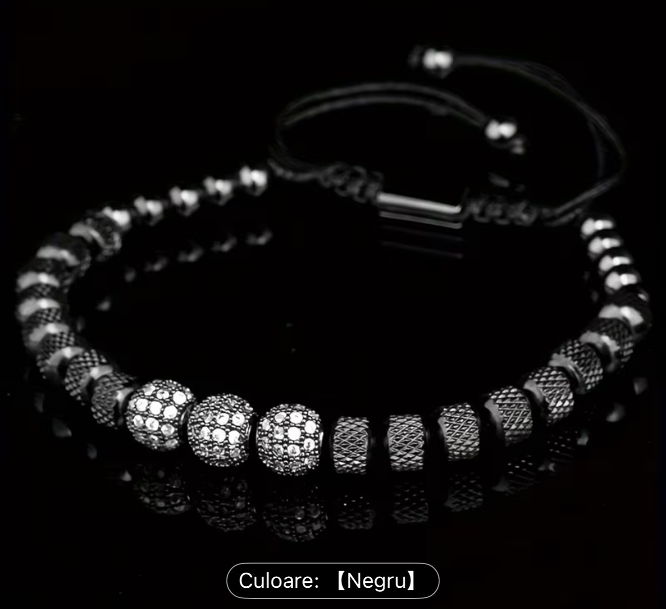 Bratara Neagra cu margele