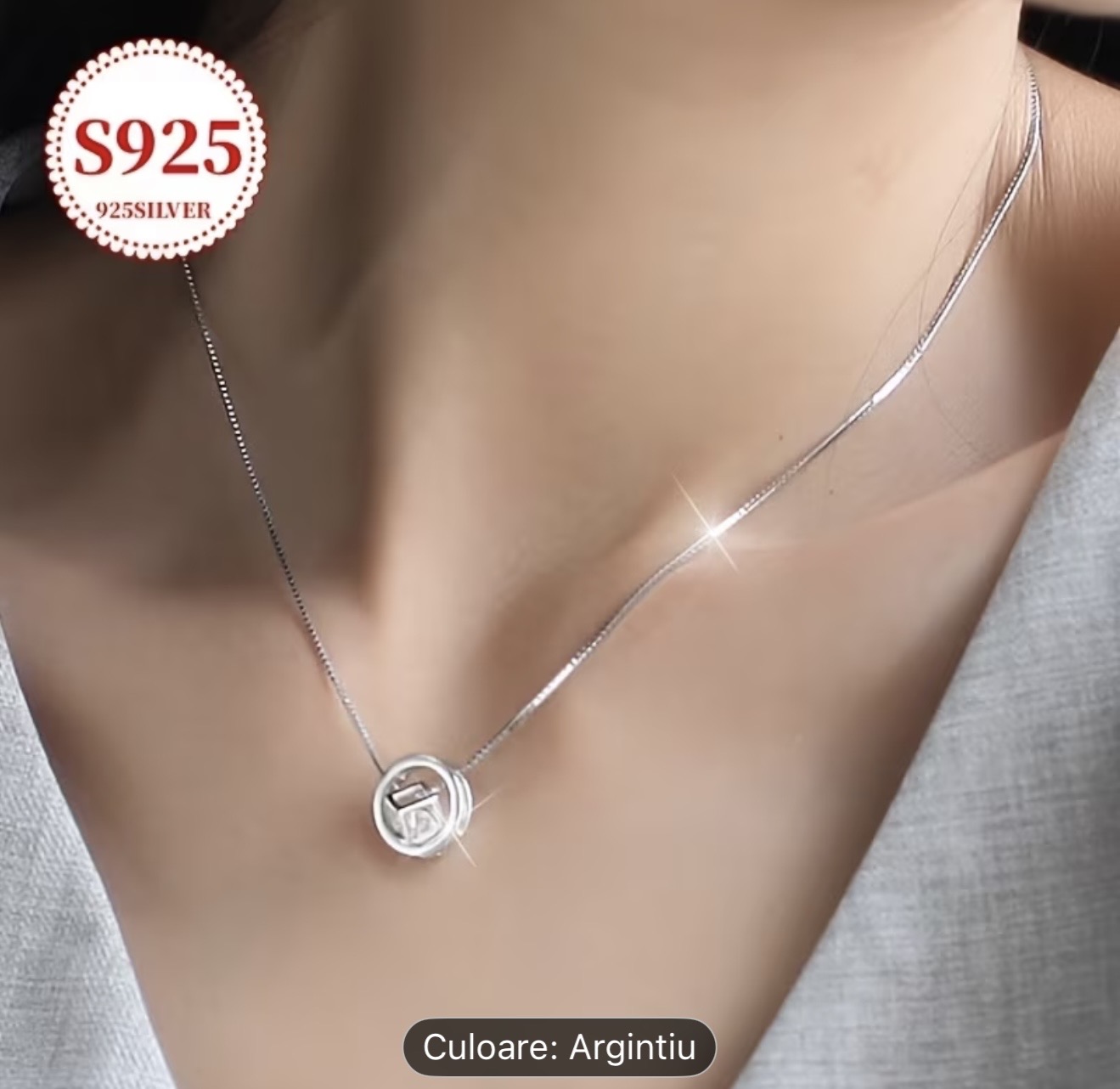 Colier minimalist din argint S925