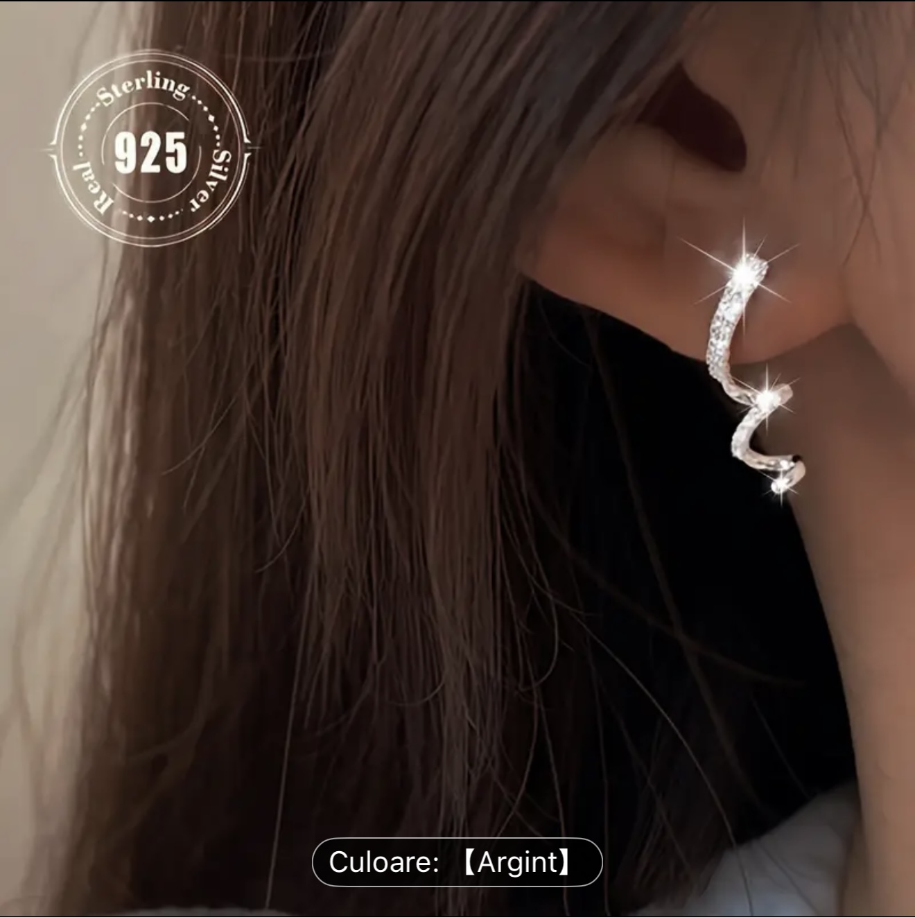 Cercei Silver Star Drop