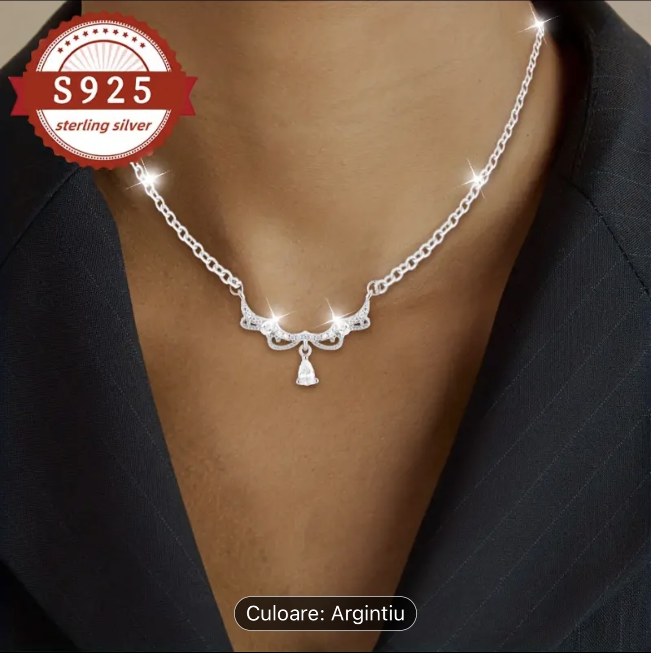 Colier elegant din argint