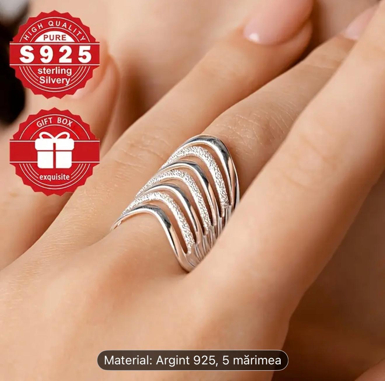 Inel cu val de argint