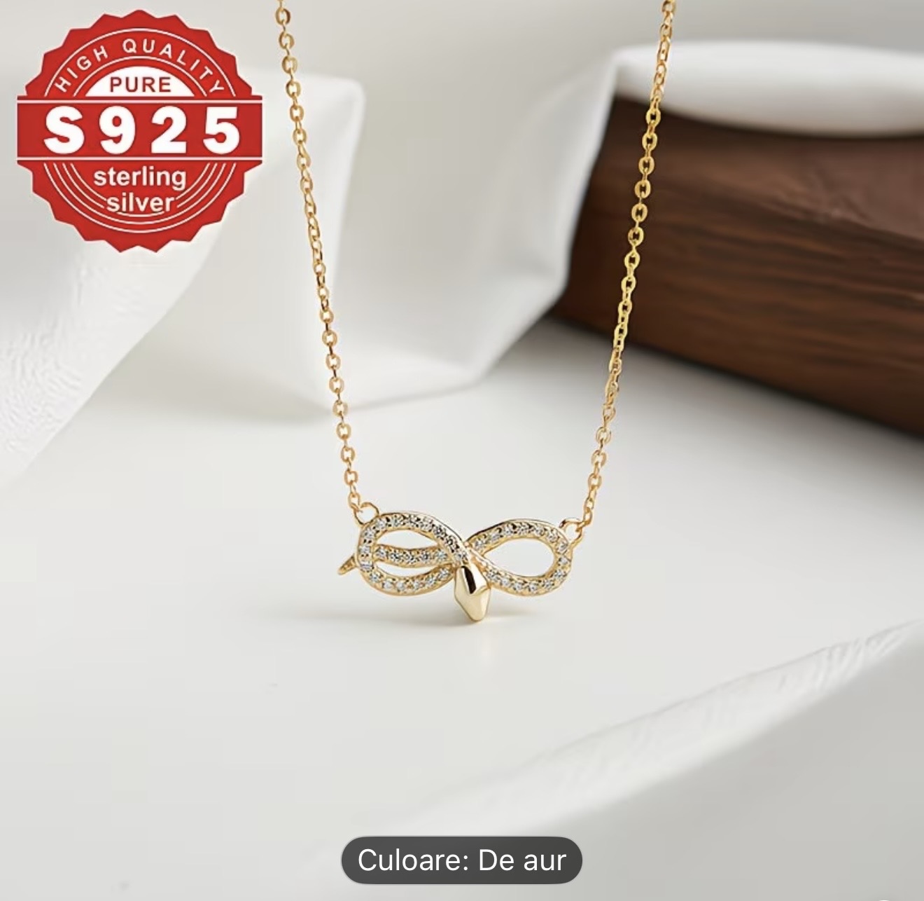 Colier Infinit din Argint Sterling