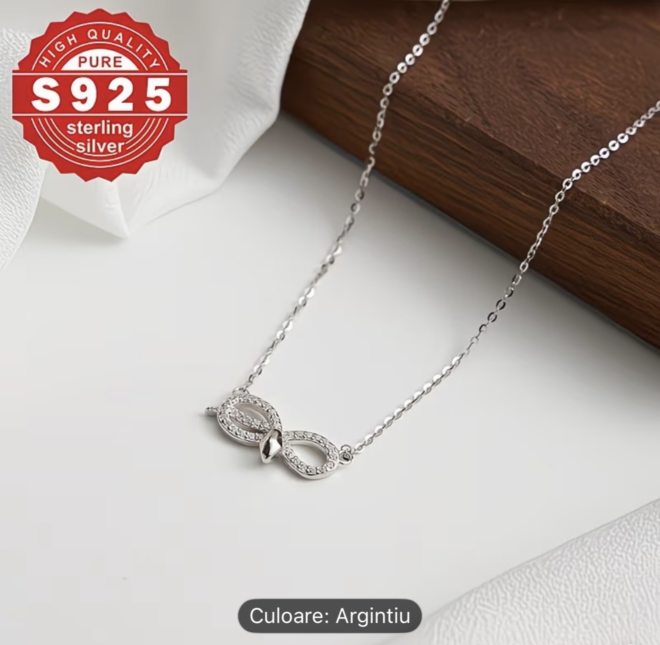 Colier Infinit din Argint Sterling