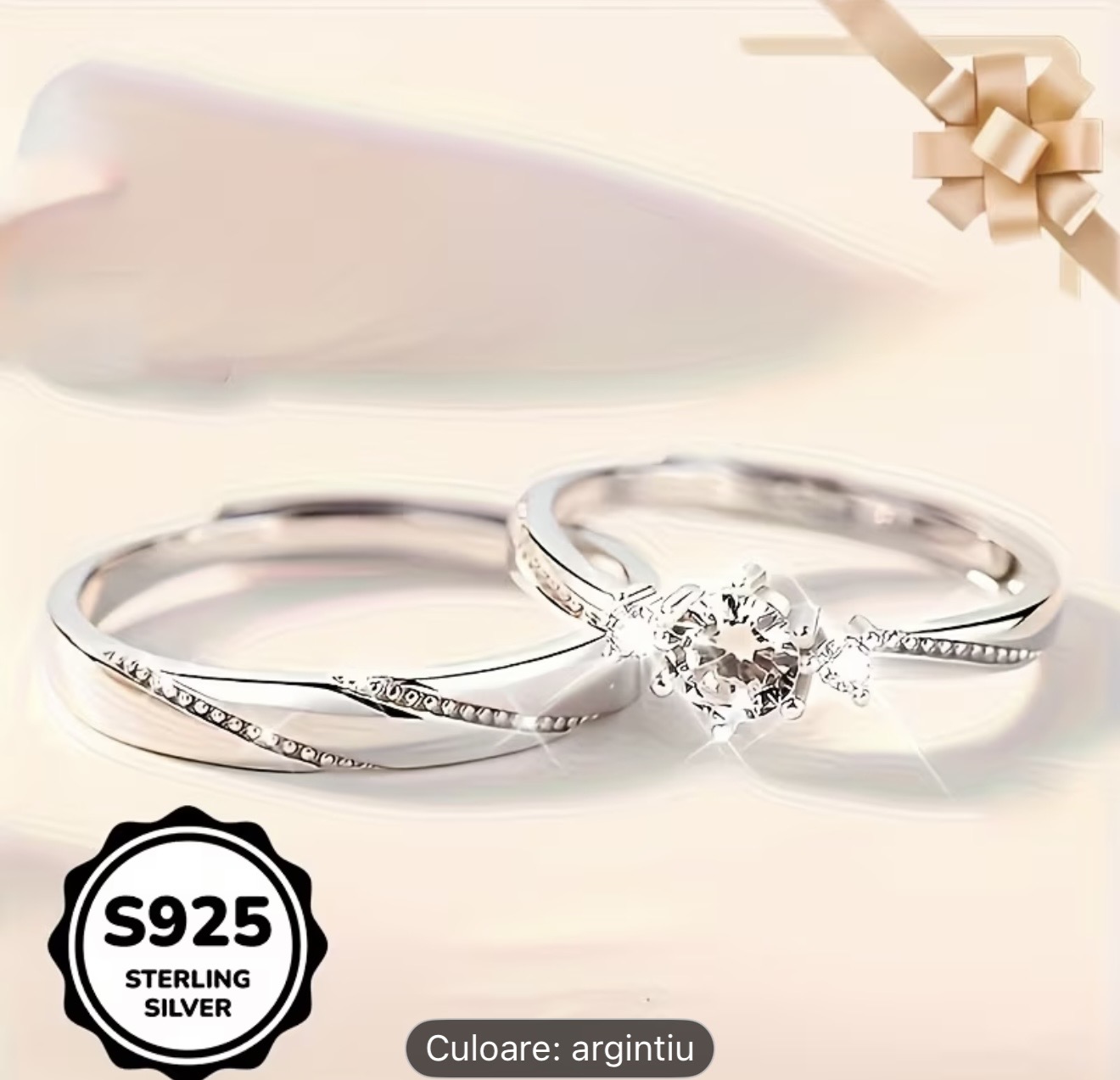 Inel de logodna din argint