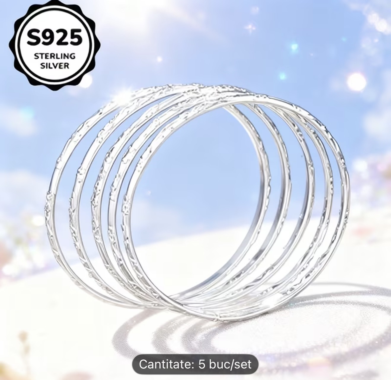 Set de brățări din argint sterlin S925