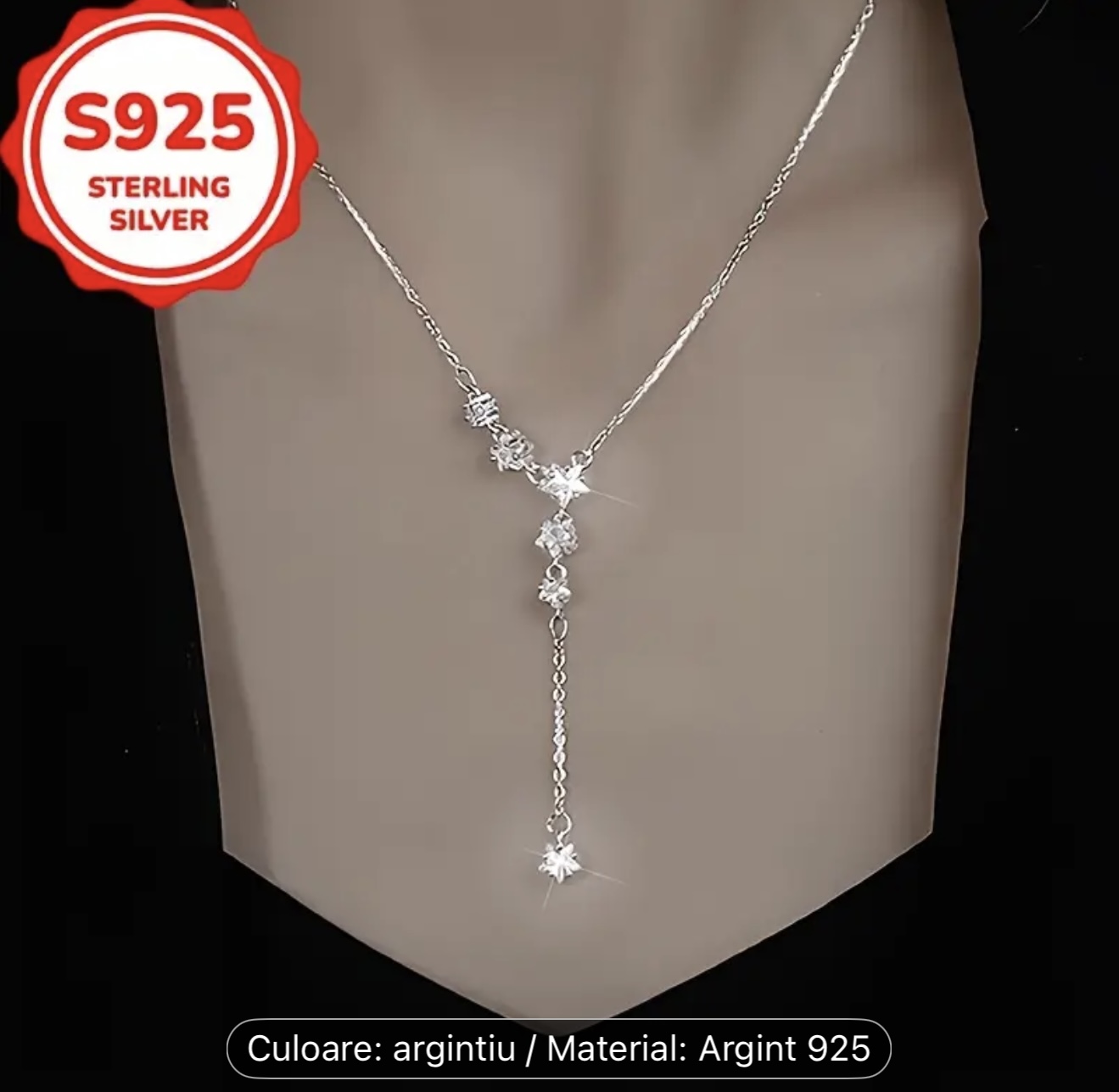 Colier Steluțe de Argint