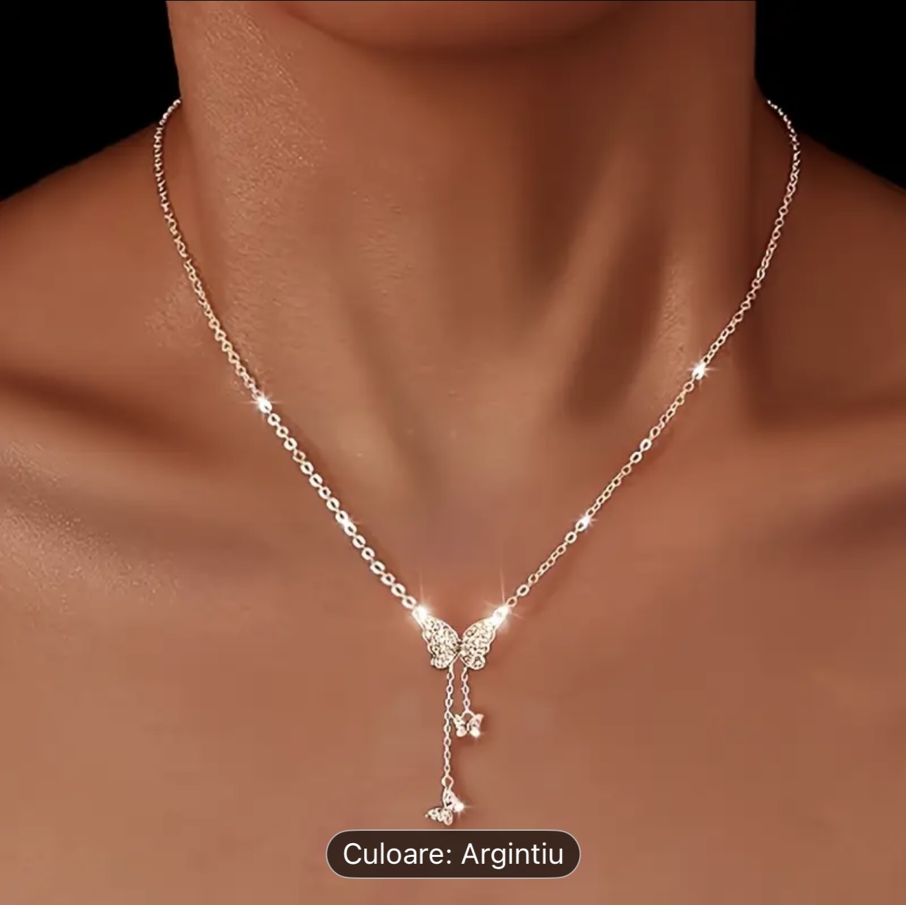 Colier cu pandantiv Fluture