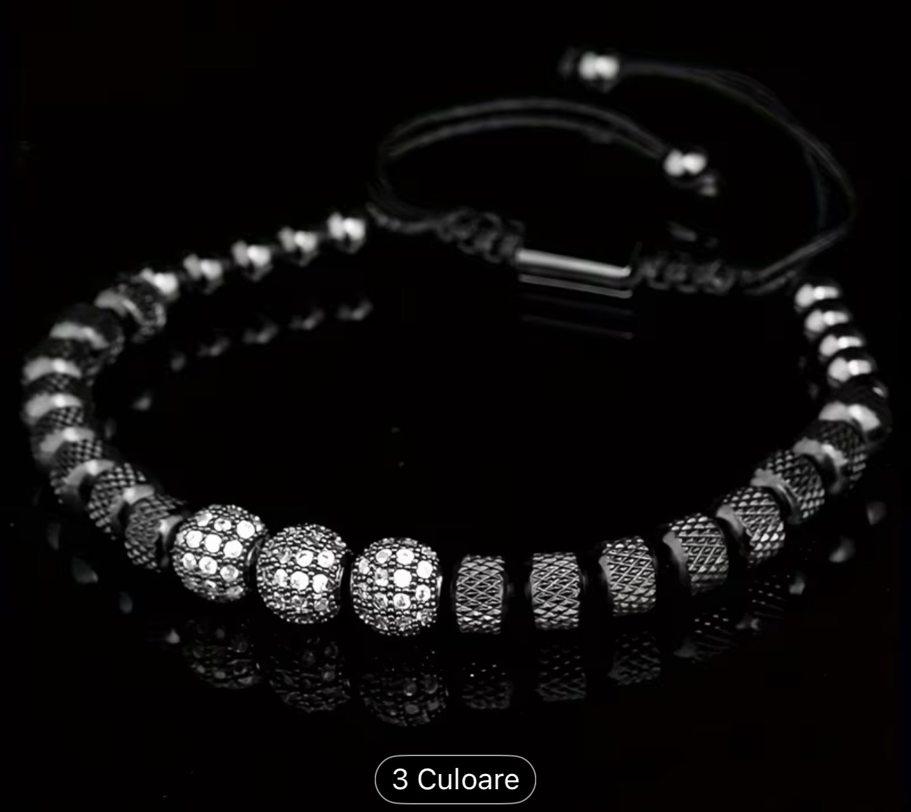 Bratara Neagra cu margele