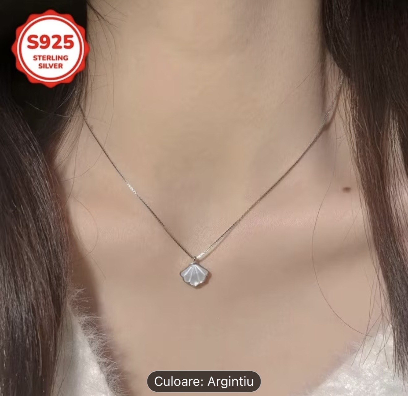 Colier cu pandantiv din argint 925