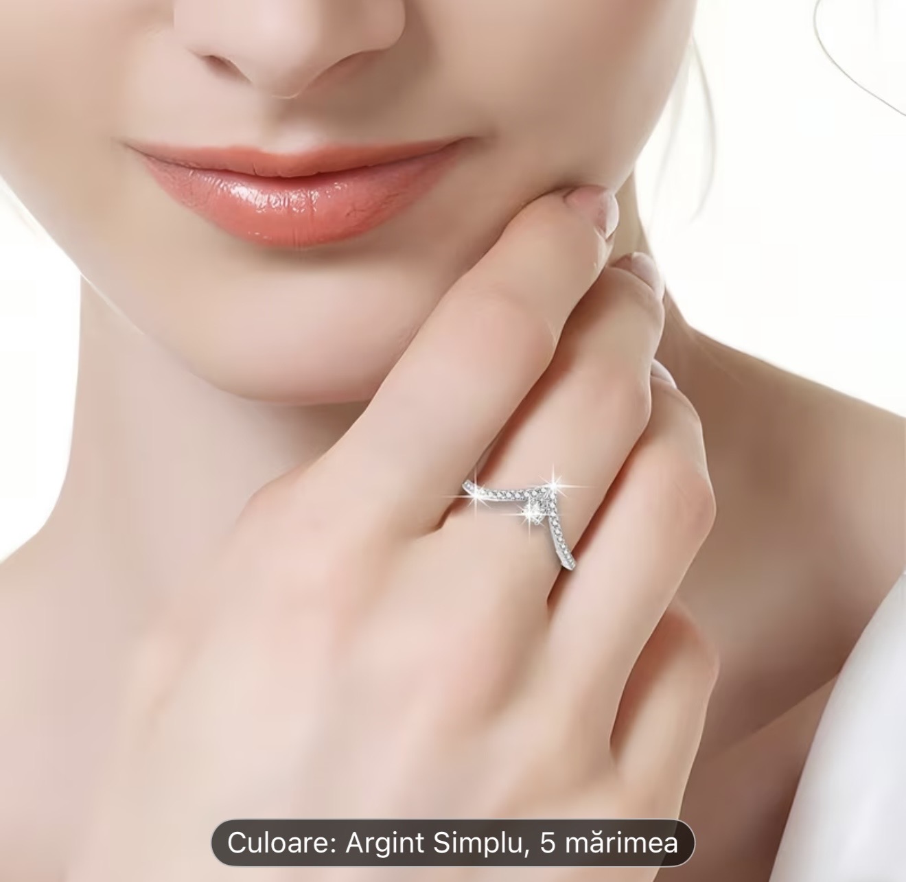 Inel de argint elegant