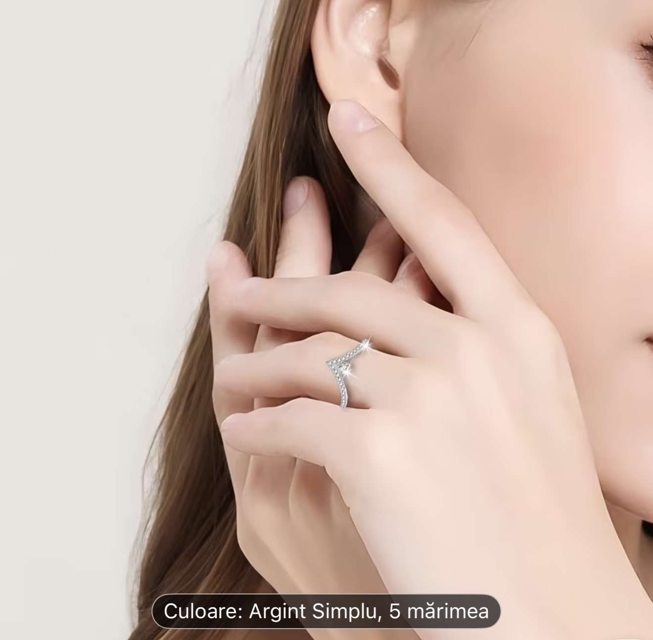 Inel de argint elegant