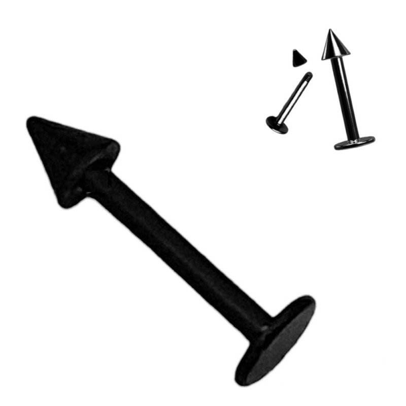 Labret punta  full acero