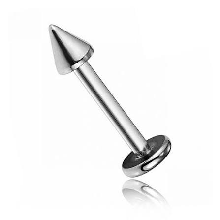 Labret punta  full acero