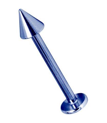 Labret punta  full acero
