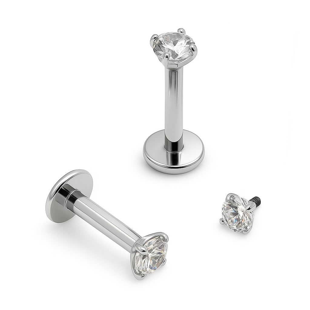 Labret piedra prensada 