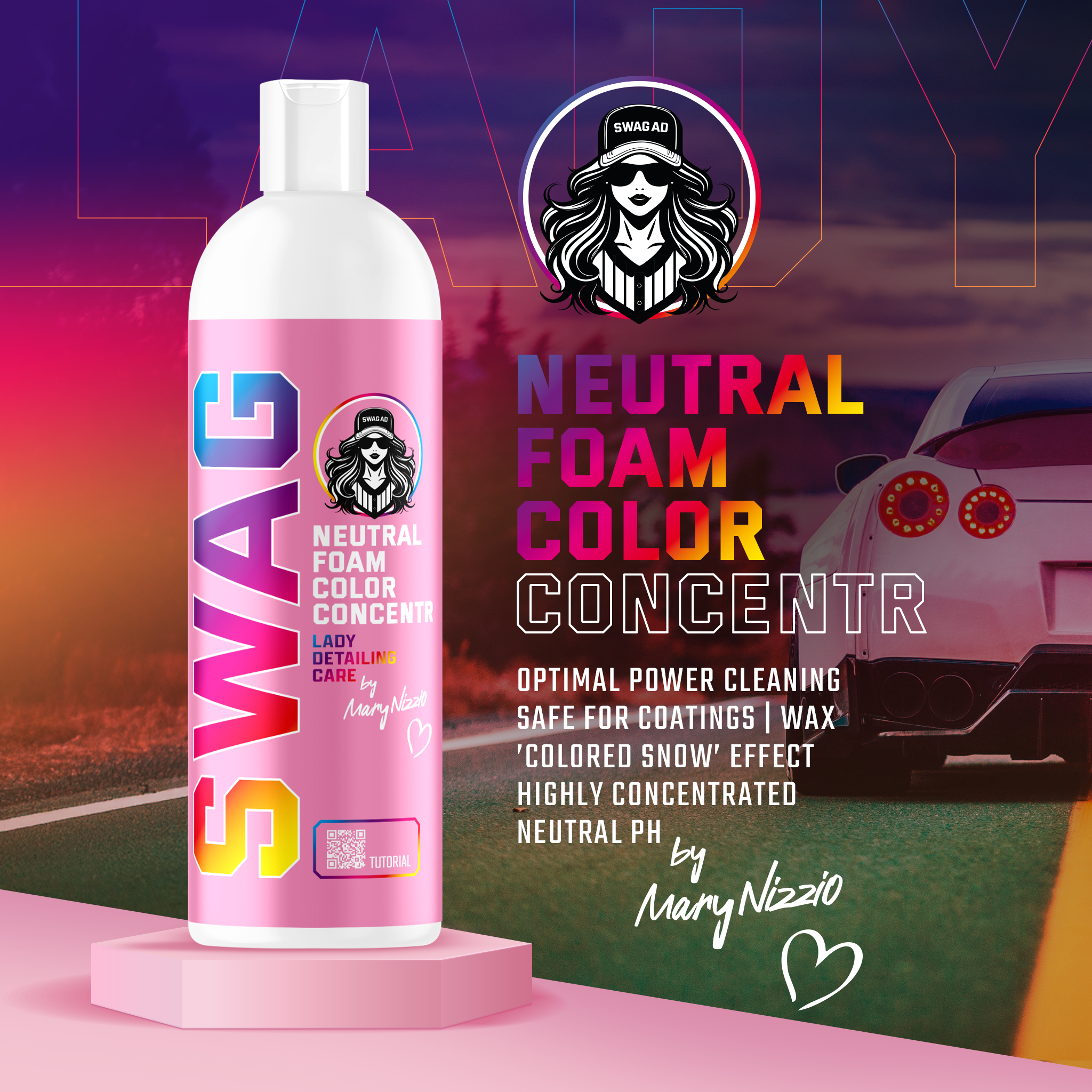 Swag LADY Neutral Foam Color 