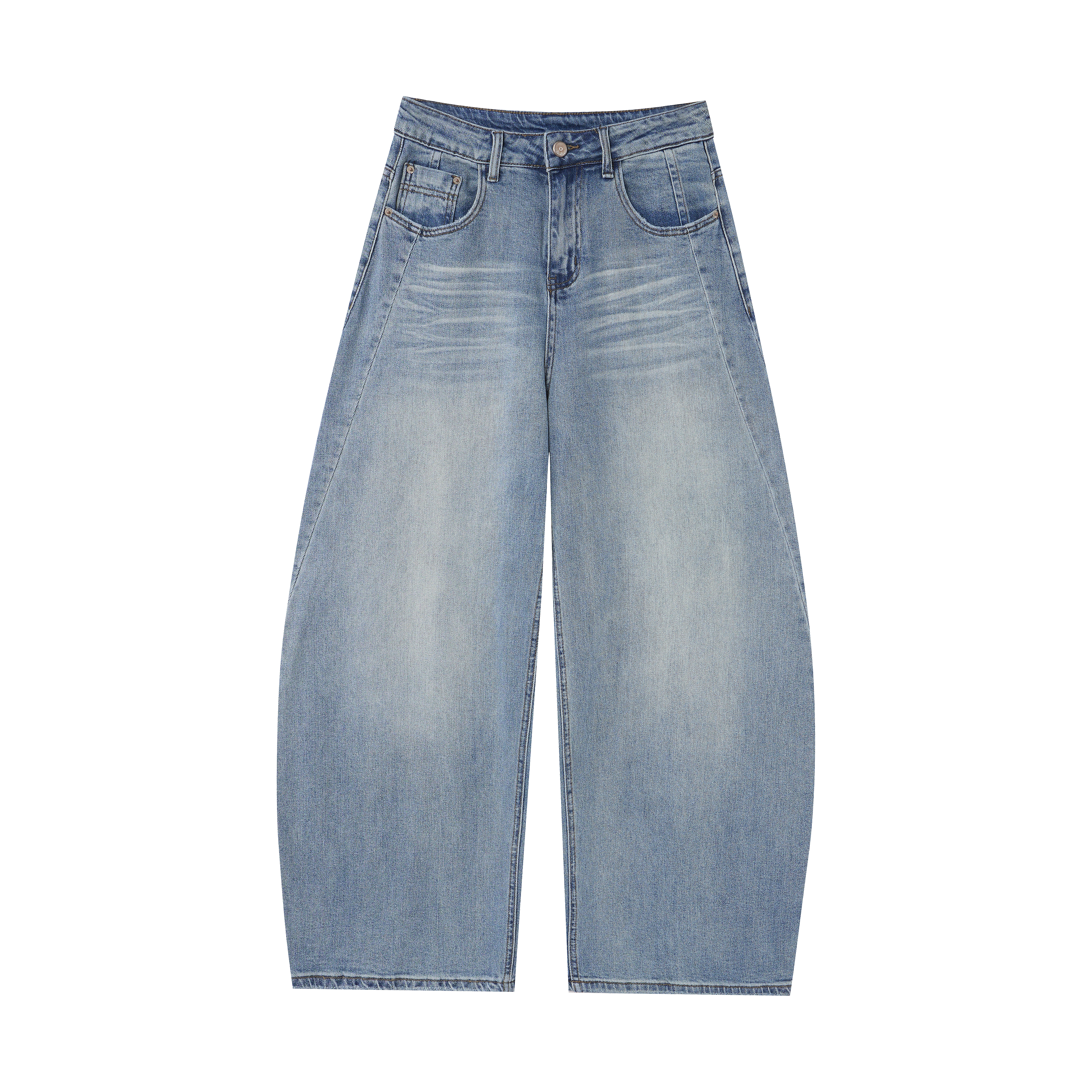 Wide Leg Denim Jeans