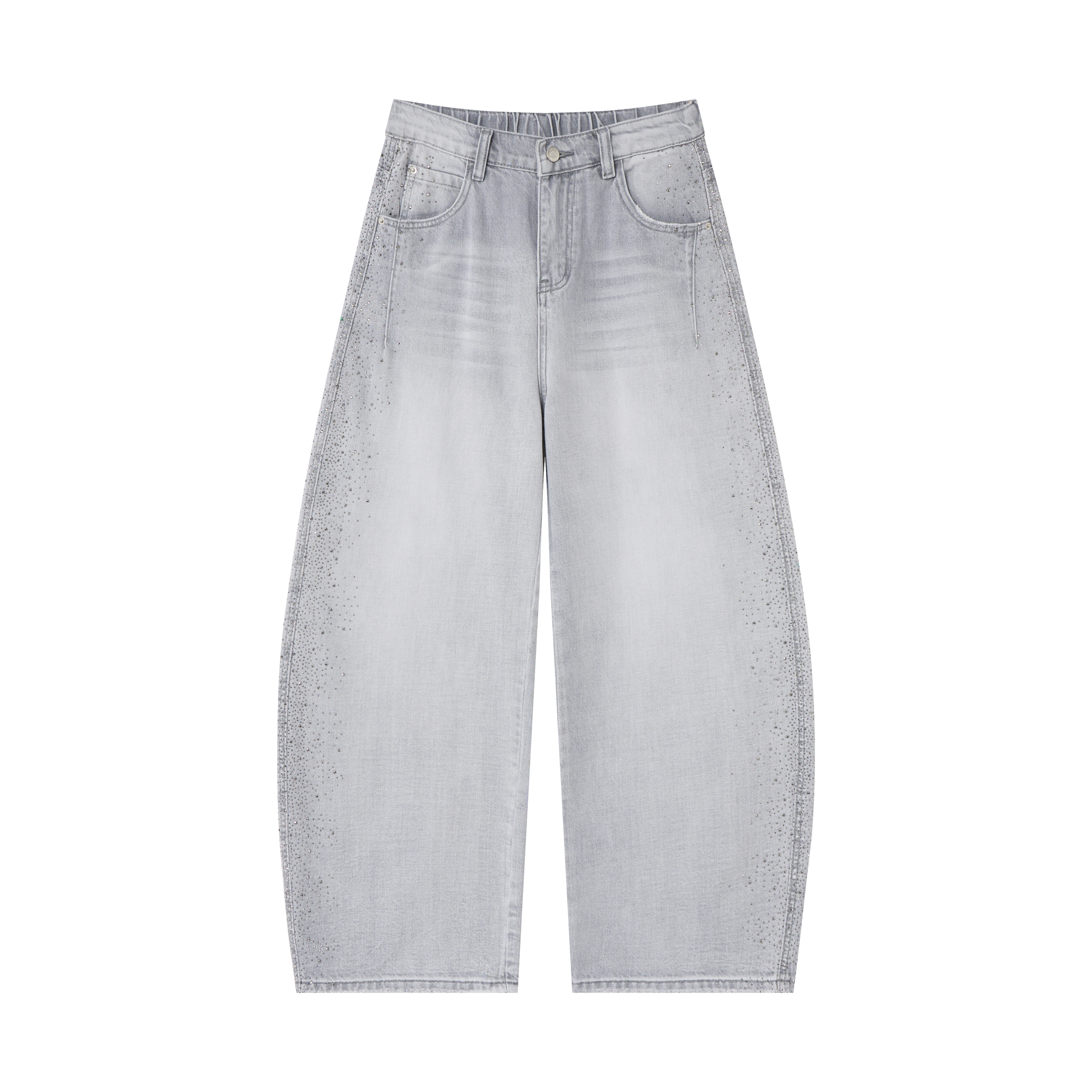 Wide Leg Light Wash Jeans