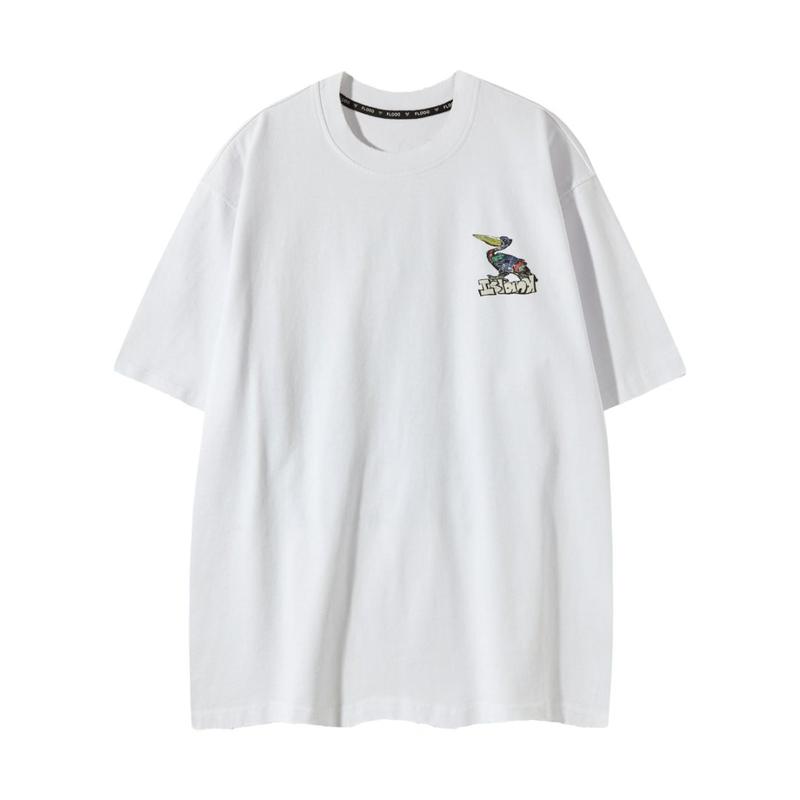 Oversized Graphic Tee with Graffiti Island Design – Streetwear Unisex T-Shirt