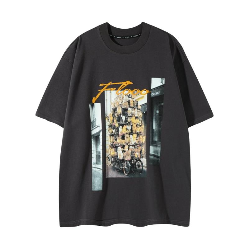 Urban Feline Triptych T-shirt