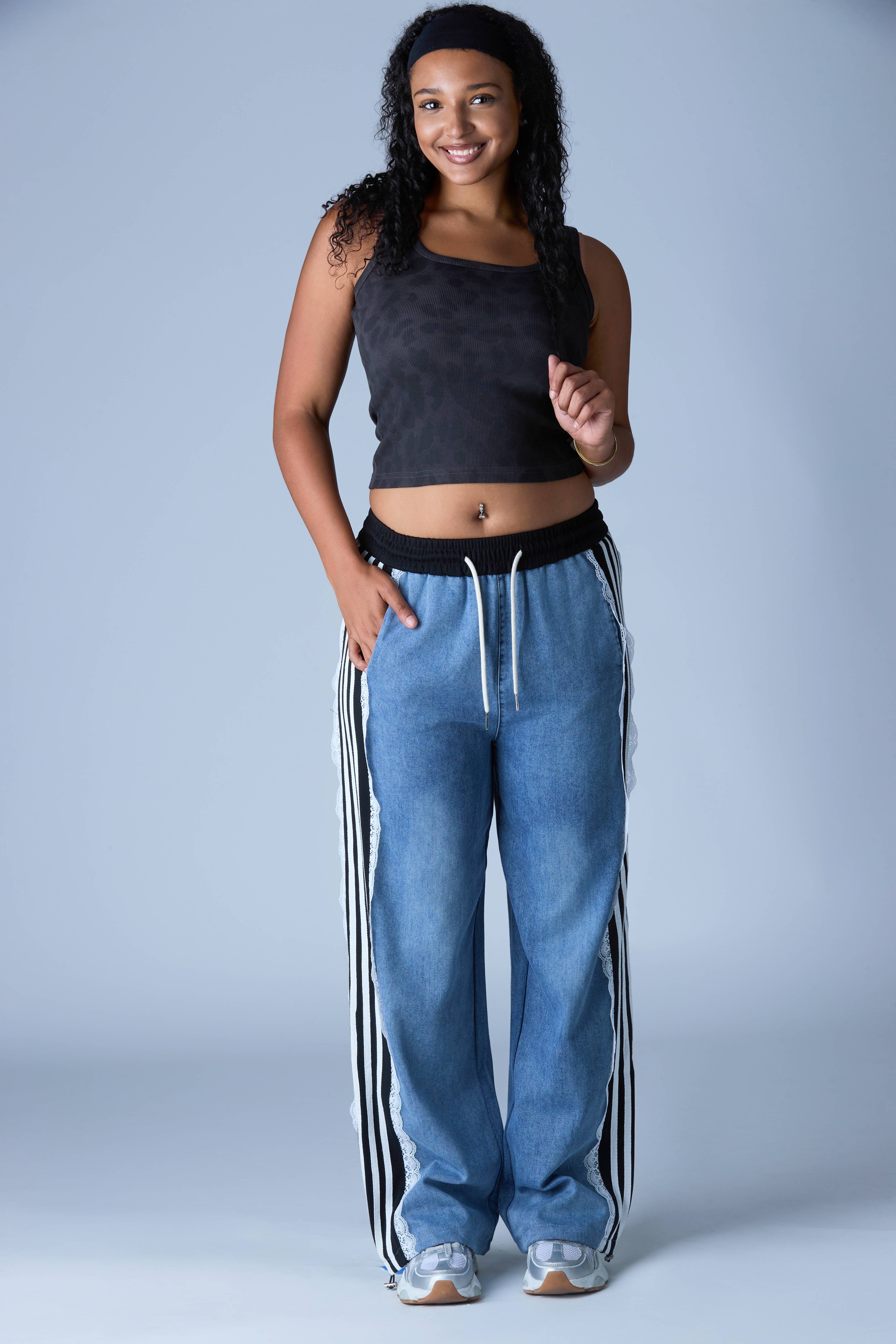 Stylish Denim Track Pants