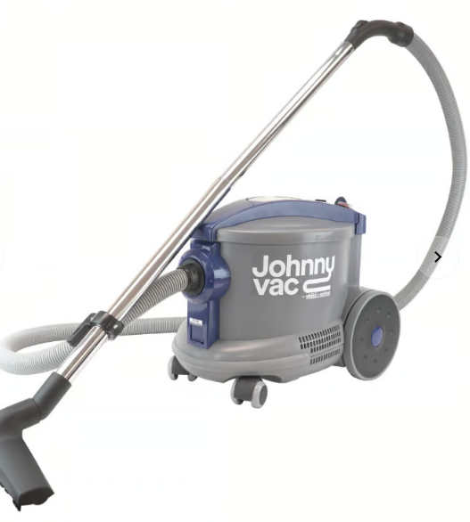 Commercial Canister Vacuum - Heavy Duty - On-Board Tools - Grey & Blue