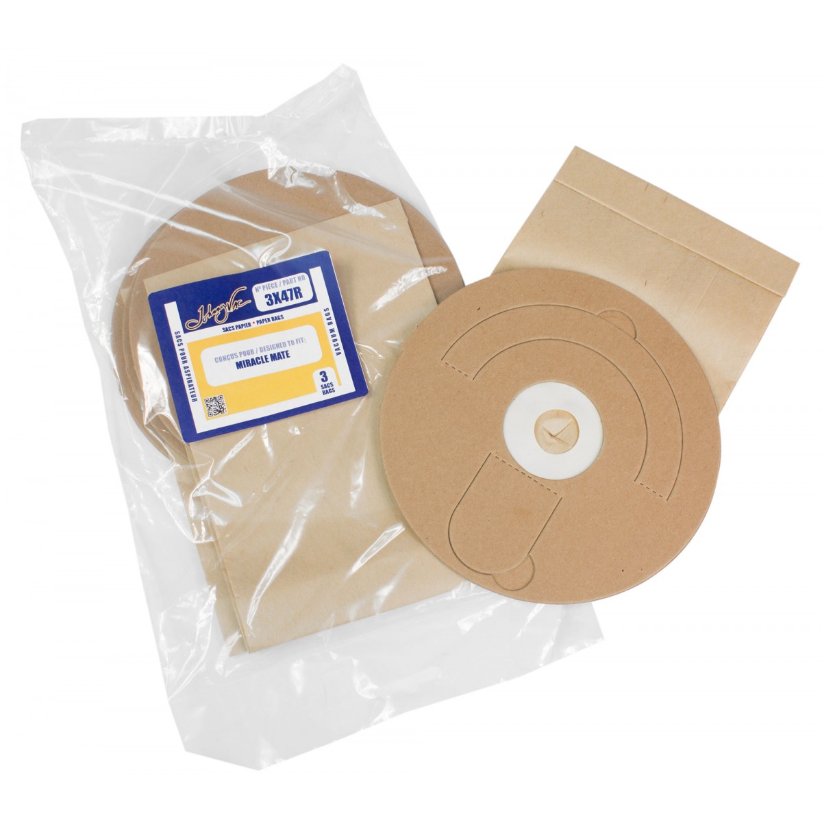 Backpack - Round Paper Vacuum Bag for Backpack JV-100 