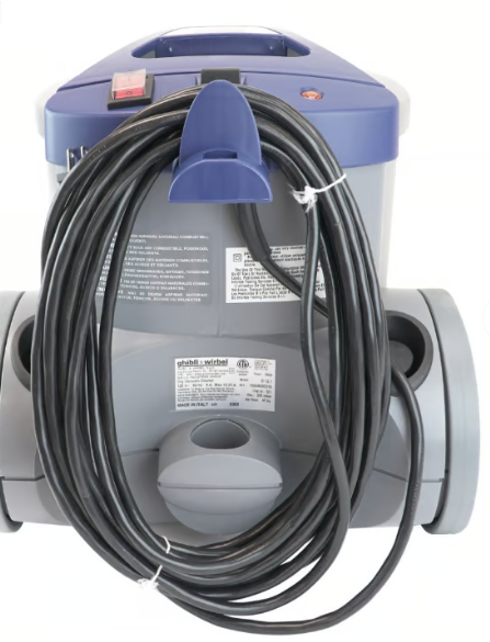 Commercial Canister Vacuum - Heavy Duty - On-Board Tools - Grey & Blue