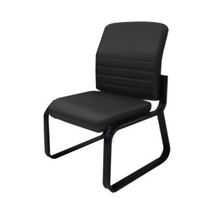 Sofanete para Escritorio Estofado 01 lugar - LYON - Cor Preto - 33125