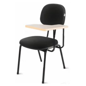 Carteira Universitaria Secretaria Estofada (CANHOTO) - Corino Preto 32004