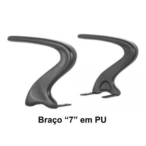 Braco ''7'' modelo Fixo PU - 58052