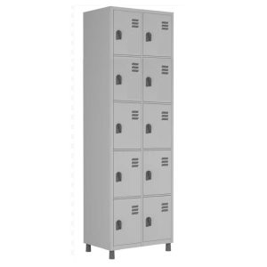 Roupeiro de Aco 10 Portas PEQUENAS - 1,84×0,64×0,35 - W3 - 17012
