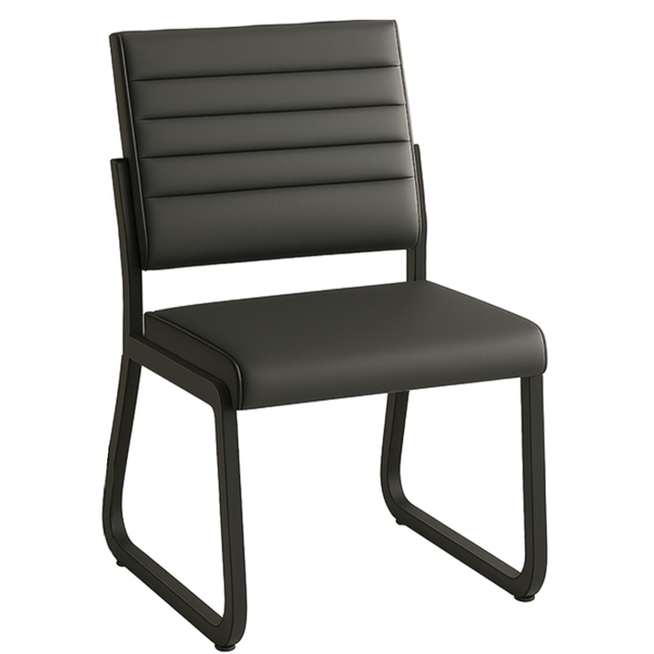 Poltrona para Escritorio Estofada - TRIX - Cor Preta - 35119