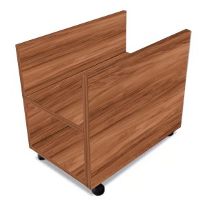 Porta CPU de Madeira (MDP) c/ Rodizios - NOGAL SEVILHA - - 72103