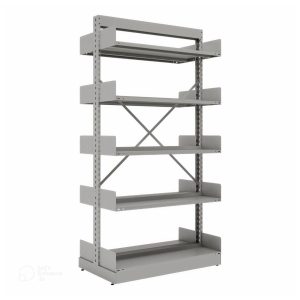 Estante Biblioteca de CENTRO com 10 Bandejas - 2,00×0,92×0,58m - PMD - 13123