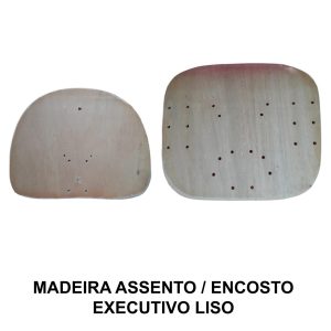 Madeira do ASSENTO / ENCOSTO Anatomico EXECUTIVA LISA - TRŹS ESTADOS - 97001