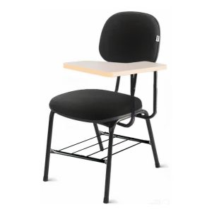 Carteira Universitaria Secretaria Estofada (CANHOTO) c/ Grade - Corino Preto - MARTIFLEX- 32047