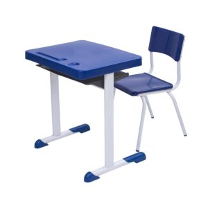 Kit Escolar Individual AZUL - (Mesa e Cadeira) - INFANTIL 03 a 06 Anos 41089