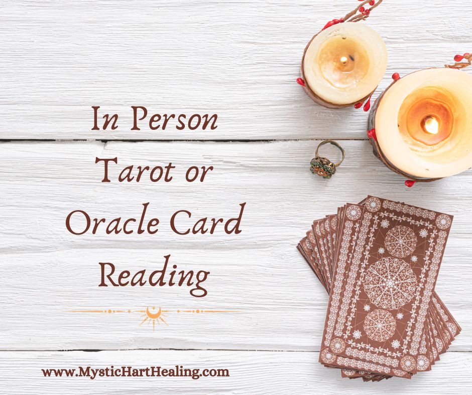 In Person Tarot or Oracle Card Reading with Melissa