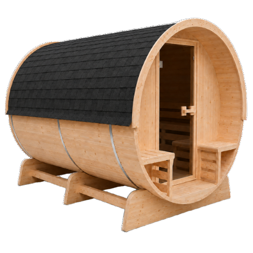 Barrelsauna Red Cedar 190* x 230cm