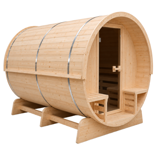 Barrelsauna Red Cedar 190* x 230cm
